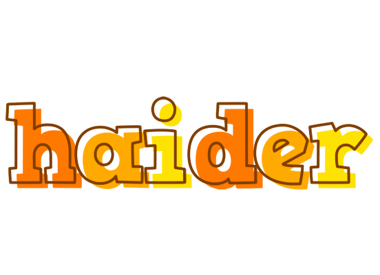 Haider desert logo