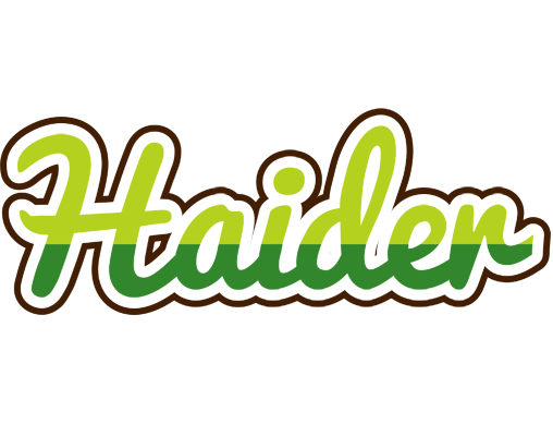 Haider golfing logo