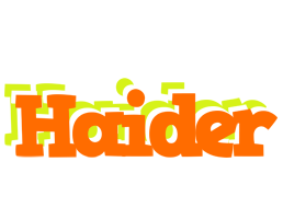 Haider healthy logo