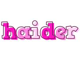 Haider hello logo