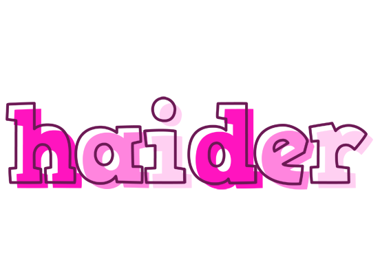 Haider hello logo