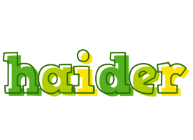 Haider juice logo