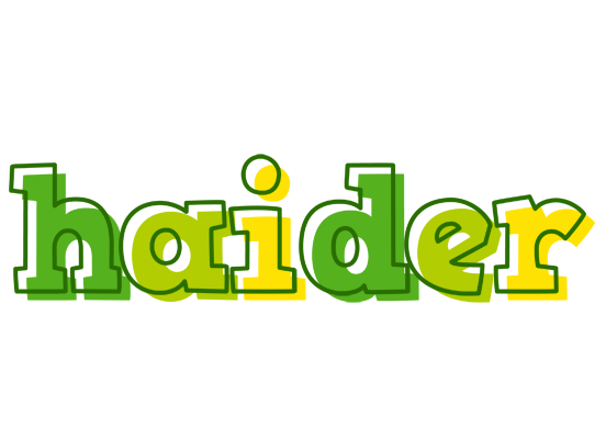 Haider juice logo