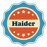 Haider labels logo