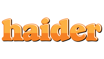 Haider orange logo