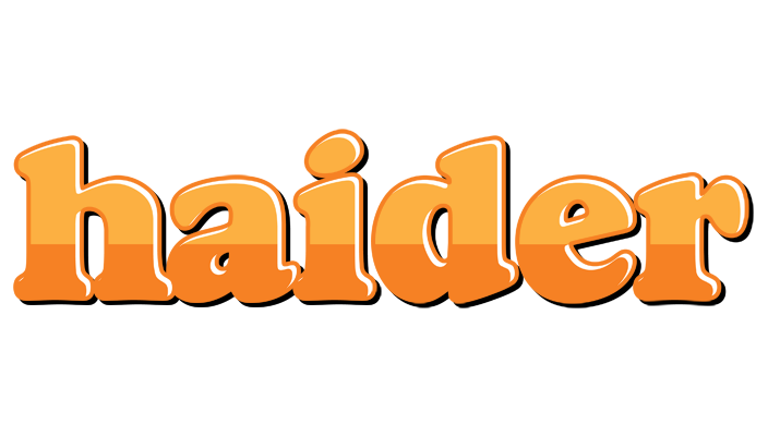 Haider orange logo