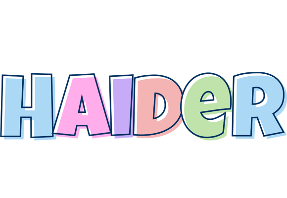 Haider pastel logo