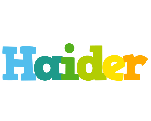 Haider rainbows logo