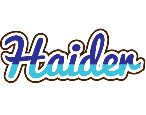 Haider raining logo