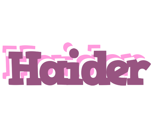 Haider relaxing logo