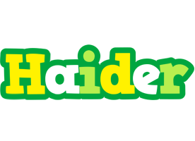 Haider soccer logo
