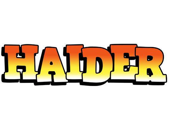 Haider sunset logo