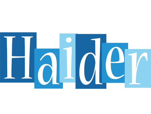 Haider winter logo