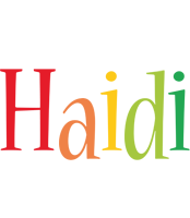 Haidi birthday logo