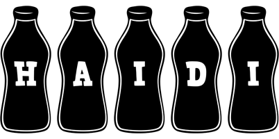 Haidi bottle logo