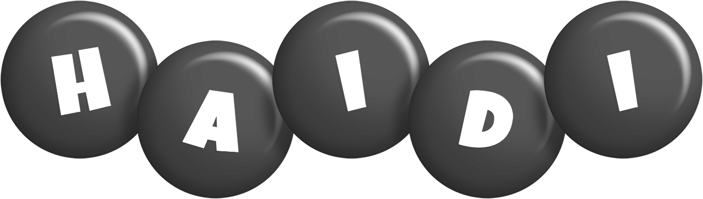 Haidi candy-black logo