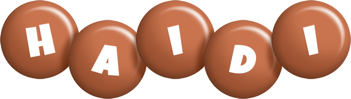 Haidi candy-brown logo