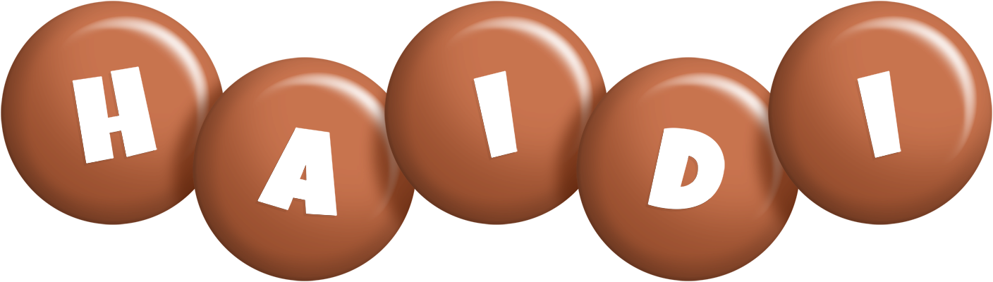 Haidi candy-brown logo