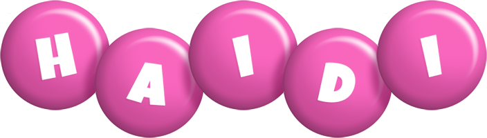 Haidi candy-pink logo