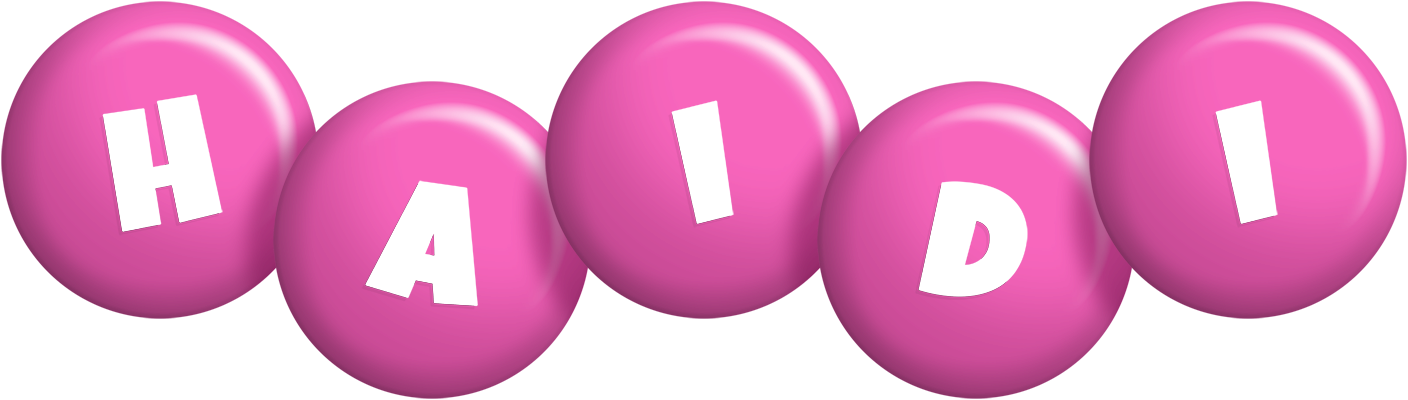 Haidi candy-pink logo
