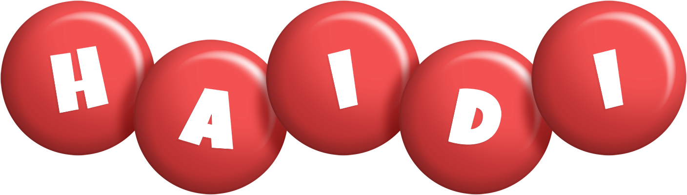 Haidi candy-red logo