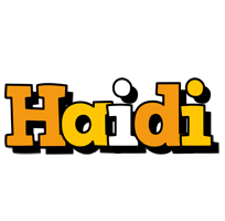 Haidi cartoon logo