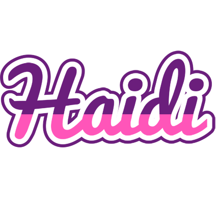 Haidi cheerful logo