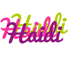 Haidi flowers logo