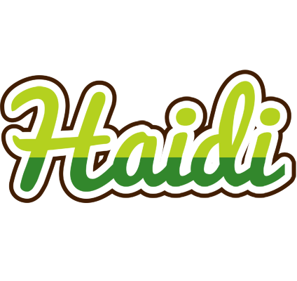 Haidi golfing logo