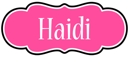 Haidi invitation logo