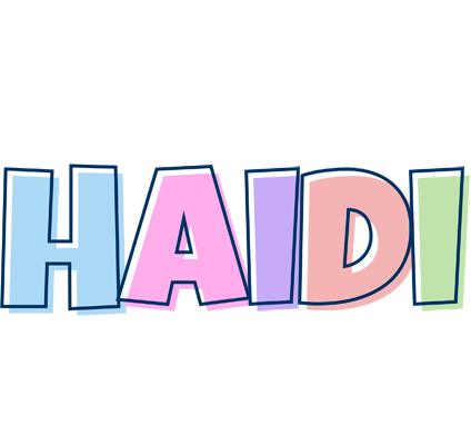 Haidi pastel logo