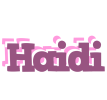 Haidi relaxing logo