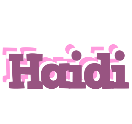 Haidi relaxing logo