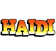 Haidi sunset logo