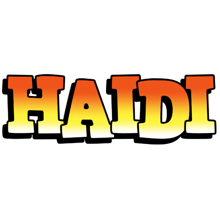 Haidi sunset logo