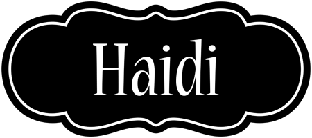 Haidi welcome logo