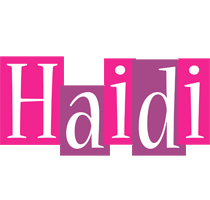 Haidi whine logo