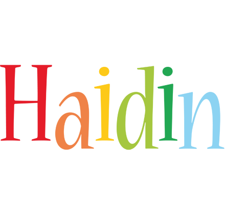 Haidin birthday logo