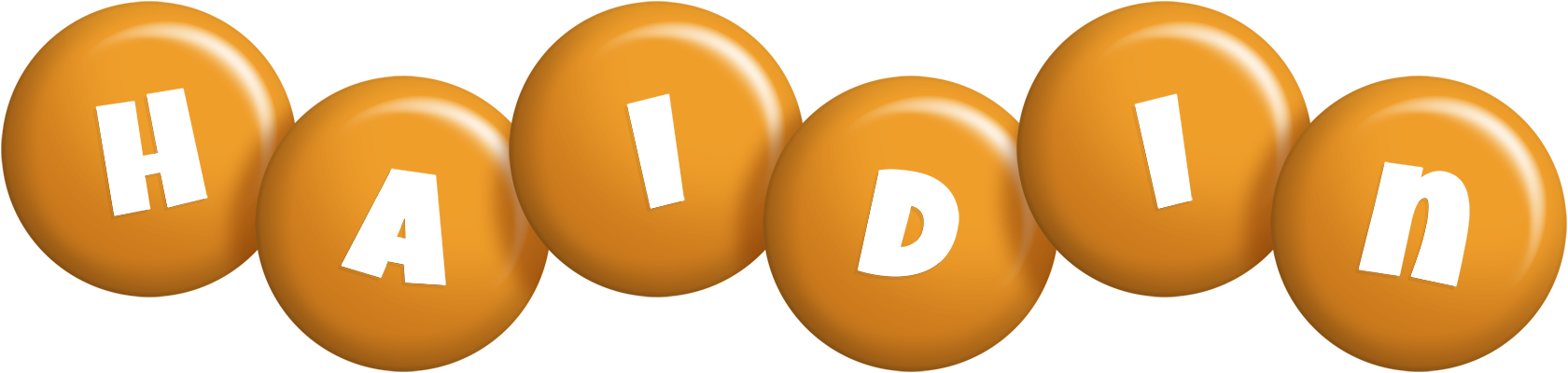 Haidin candy-orange logo