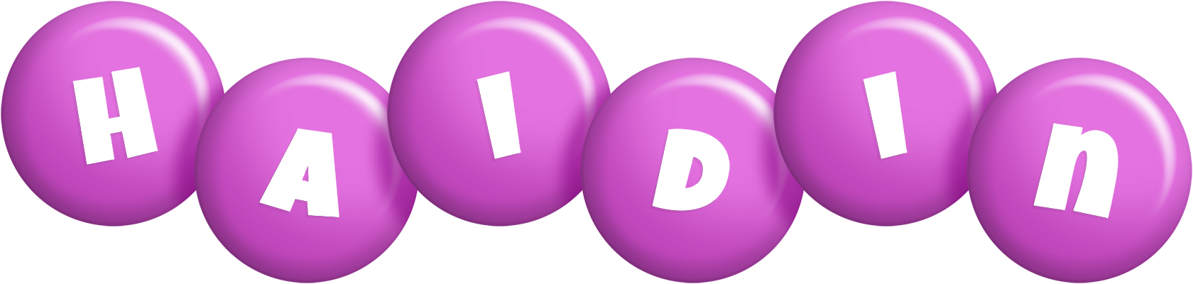 Haidin candy-purple logo