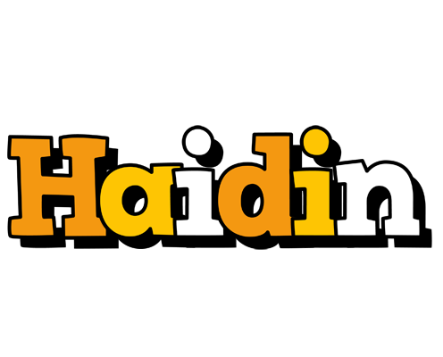 Haidin cartoon logo