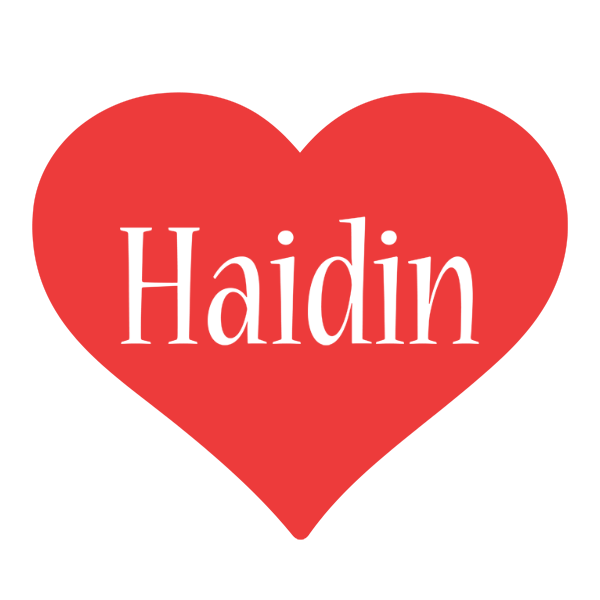 Haidin love logo