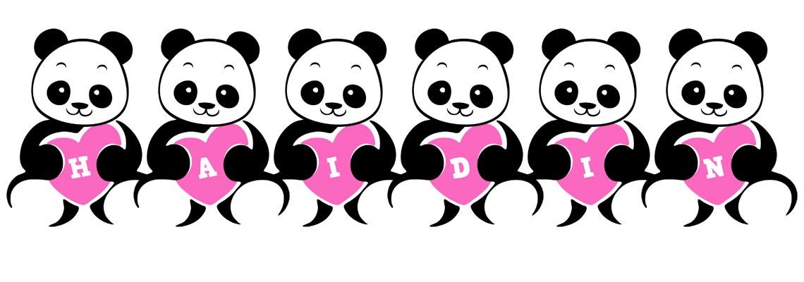 Haidin love-panda logo