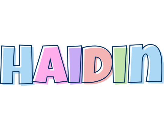 Haidin pastel logo