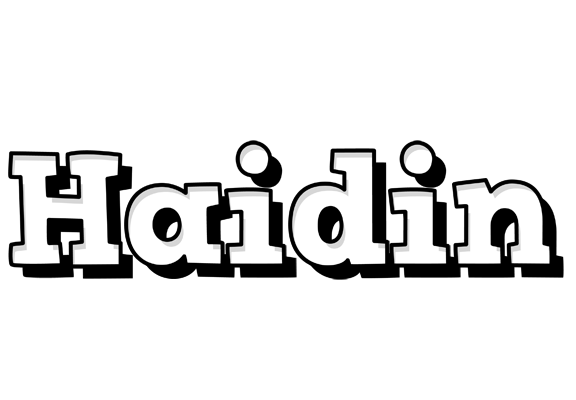 Haidin snowing logo