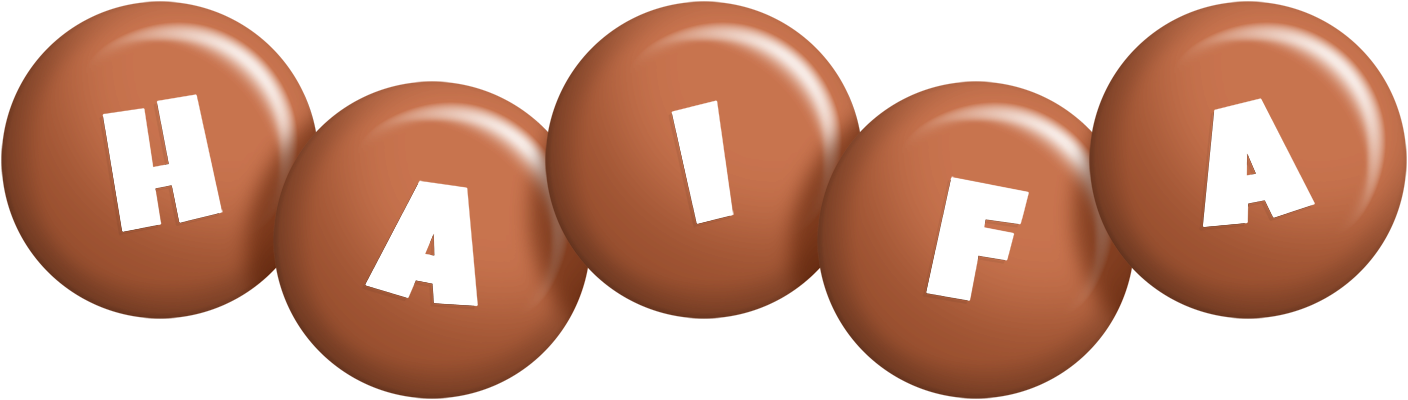 Haifa candy-brown logo
