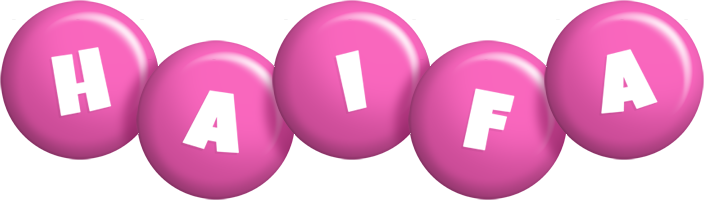 Haifa candy-pink logo