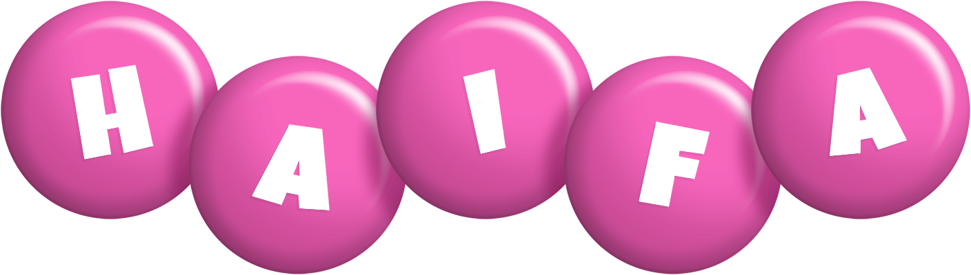 Haifa candy-pink logo