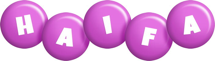 Haifa candy-purple logo