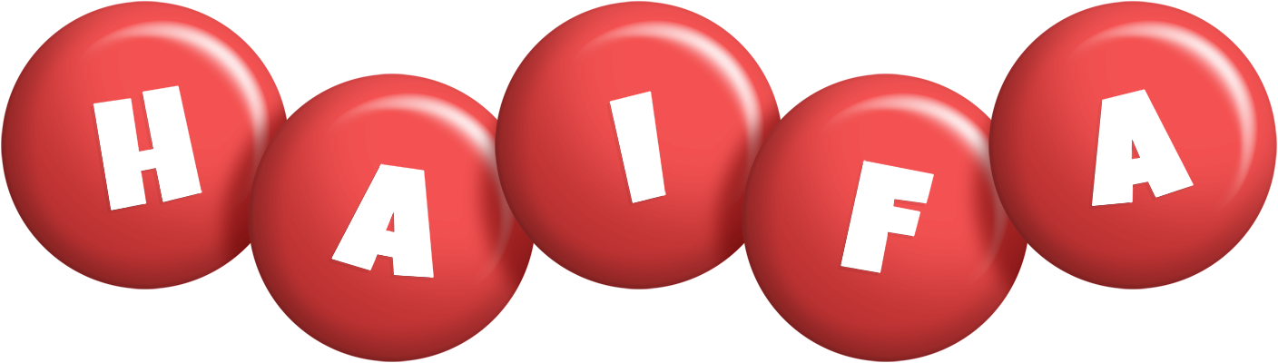 Haifa candy-red logo